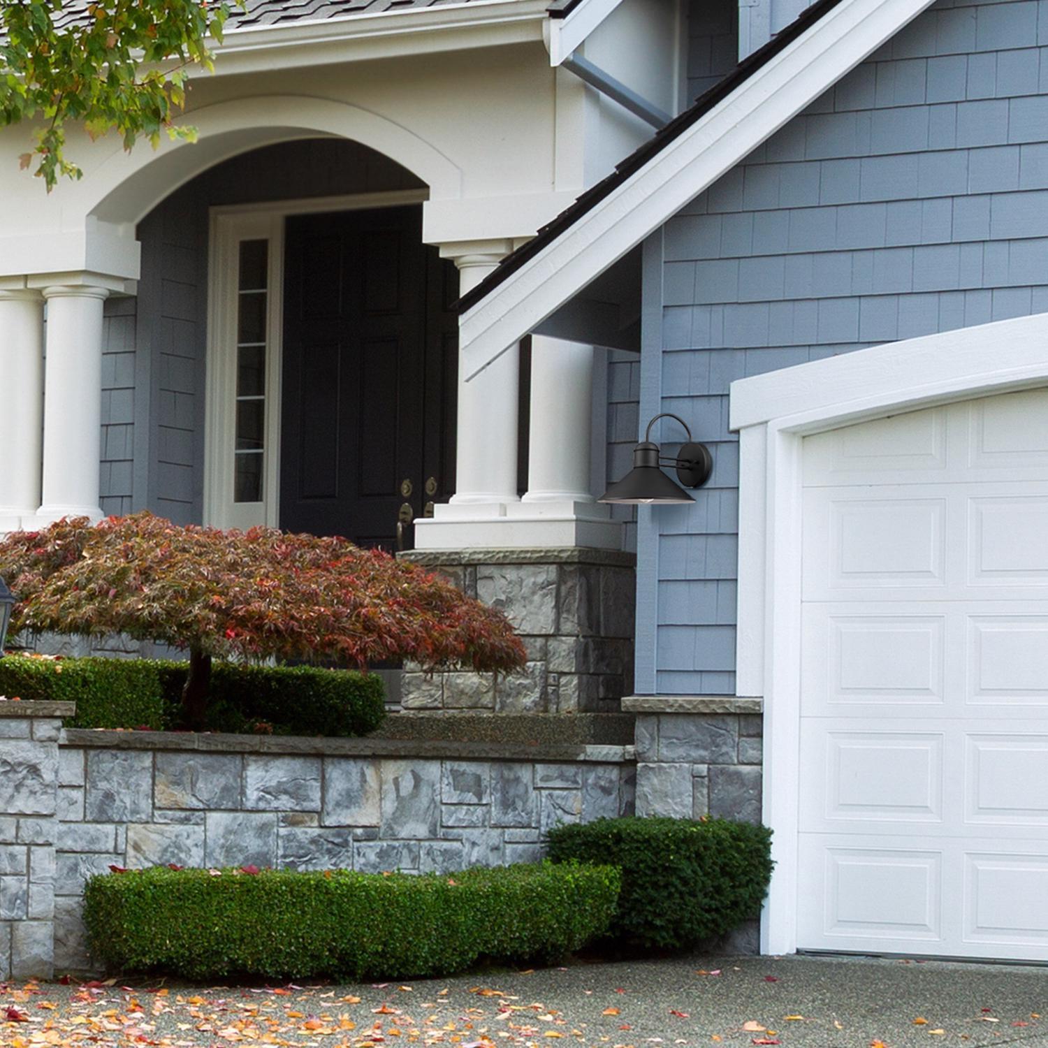 Globe Electric Sebastien 1-Light Matte Black Wall Sconce