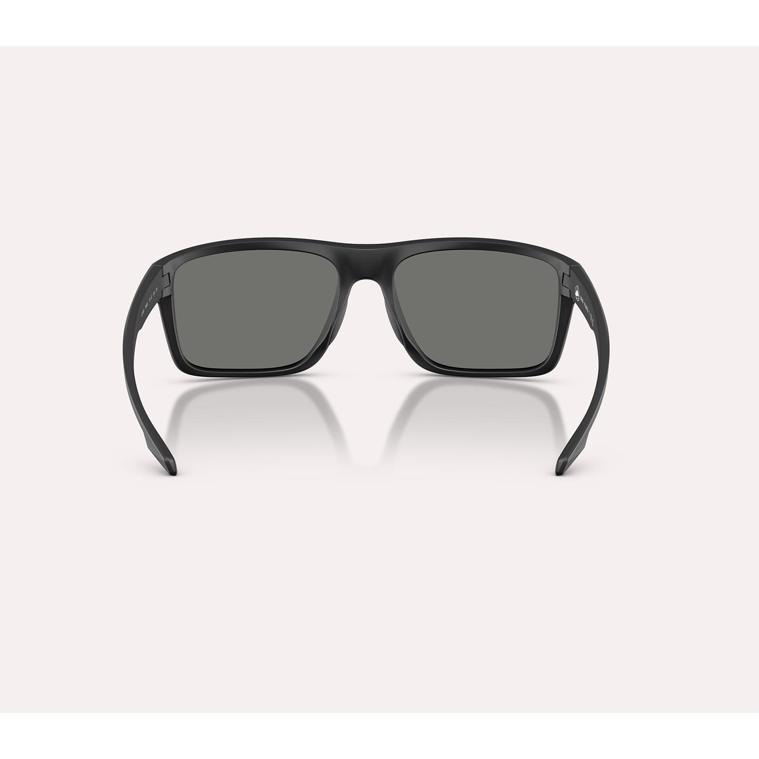 Native Tavern Sunglasses Men's Matte Black Frame Blue Reflex Lens Polarized Blue Light Blocking