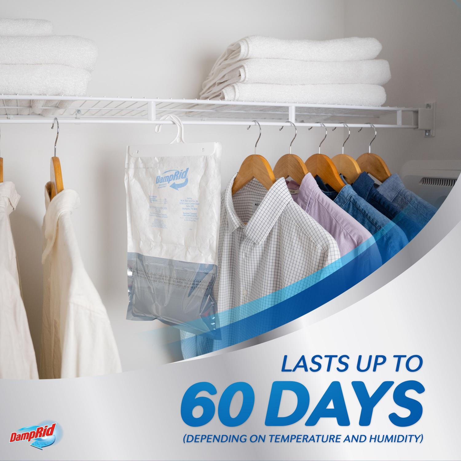 DampRid Hanging Moisture Absorber Lavender Vanilla Scent 15.4 oz