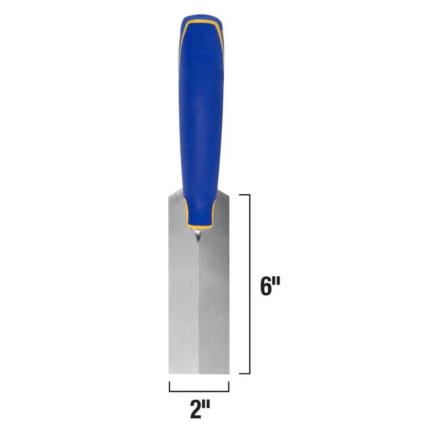 QEP 2 in. H X 2 in. W X 6 in. L Steel Margin Trowel 1 pk