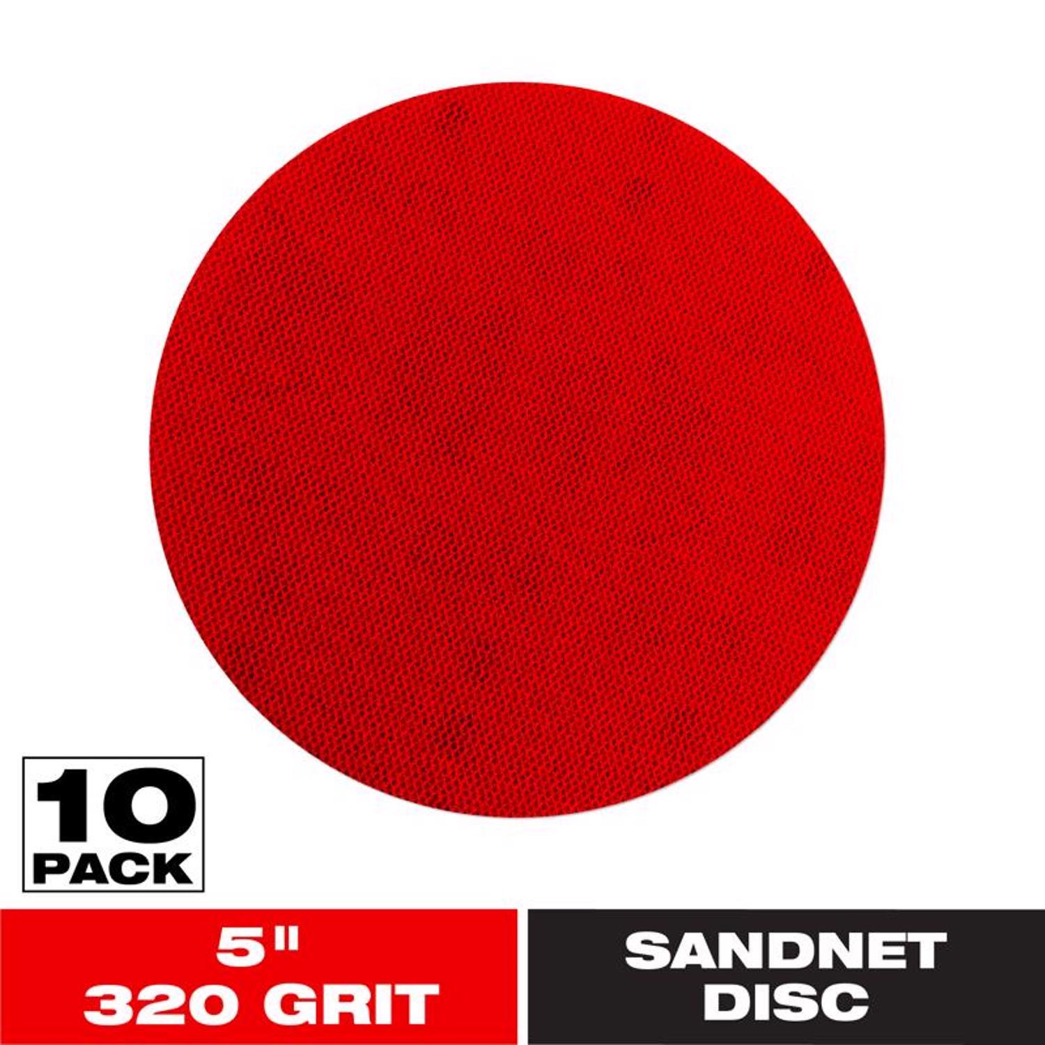 Diablo SandNet 5 in. Aluminum Oxide Hook and Lock Sanding Disc 320 Grit Ultra Fine 10 pk
