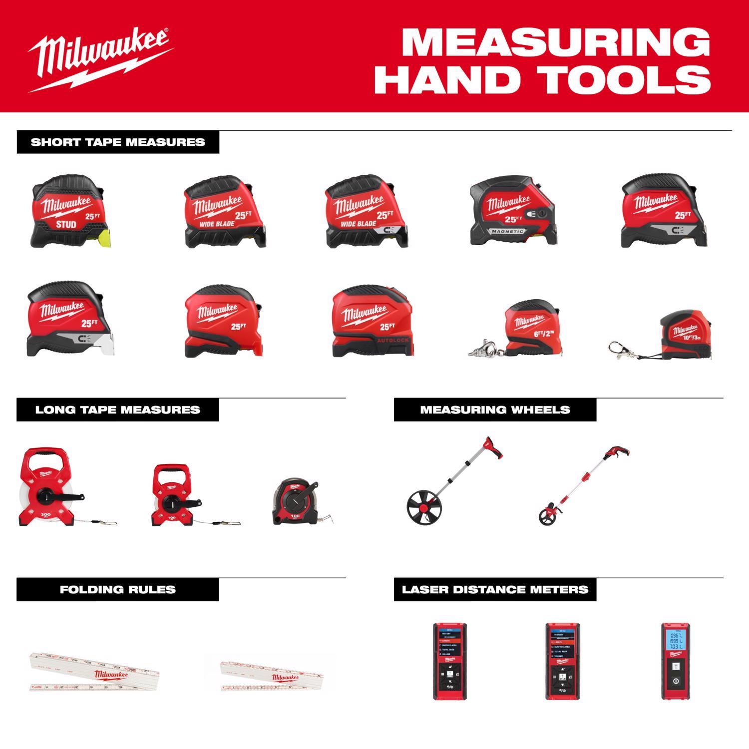 Milwaukee 16 ft. L X 1.92 in. W Compact Tape Measure 1 pk