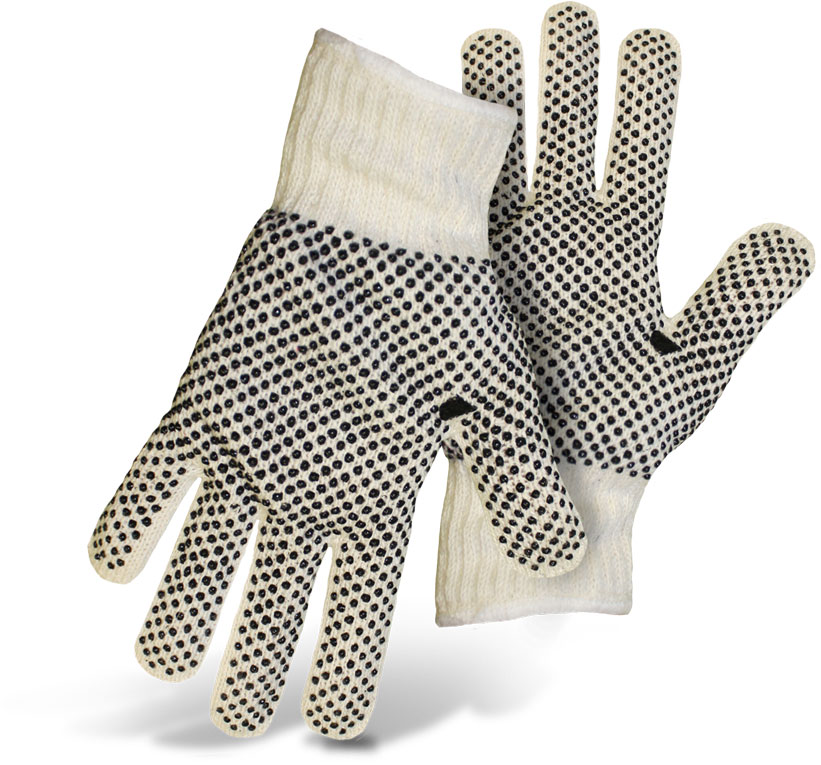 Reversible String Knit PVC Dots On Both Sides