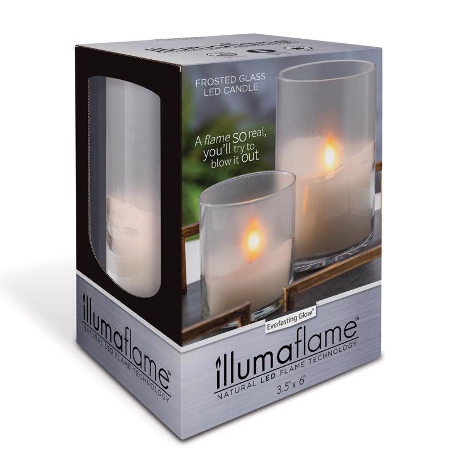 Gerson Everlasting Glow White No Scent Flameless Hand Poured Candle