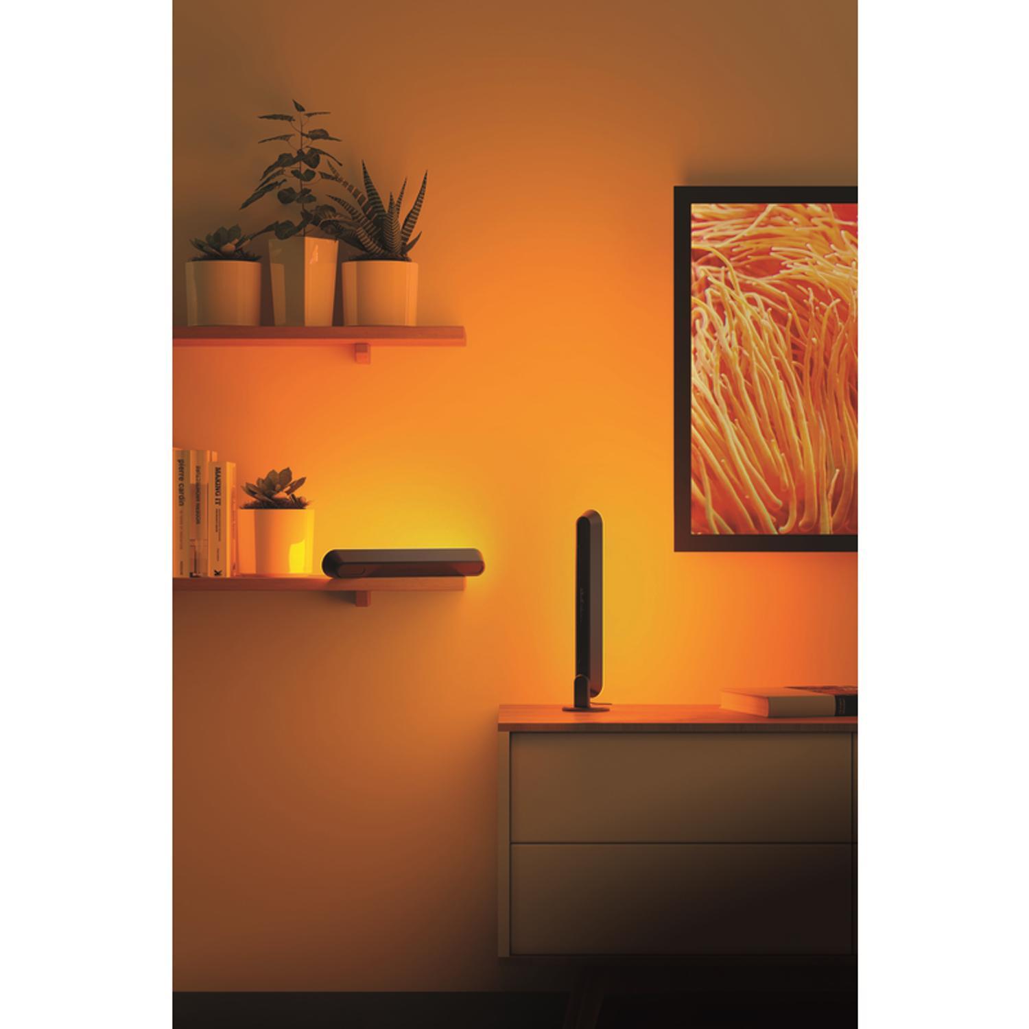 Monster Just Color It Up Illuminessence 0 in. L Black/Brown Plug-In LED Mood Light Bar Kit