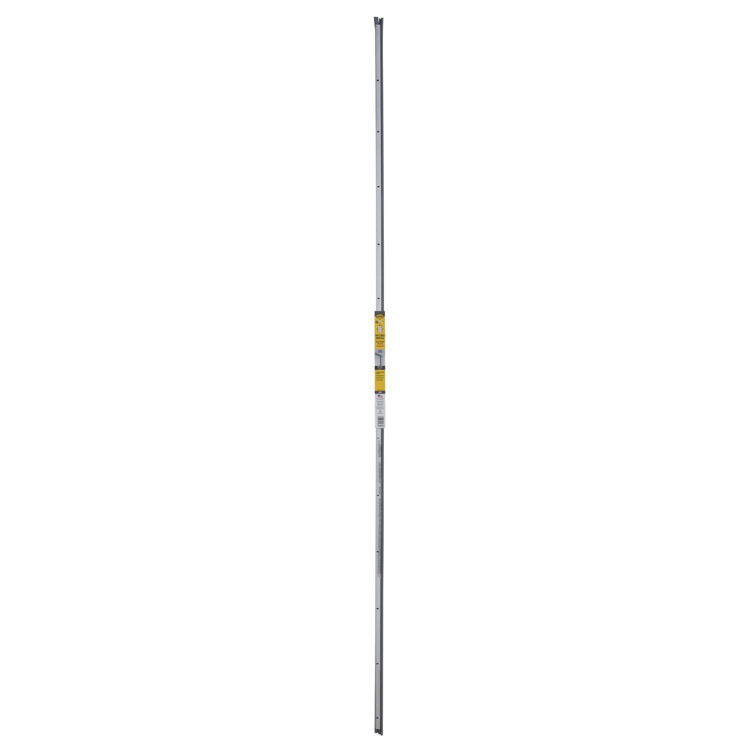 M-D Building Products Silver Aluminum/Vinyl Weatherstrip For Door Jambs 84 in. L X 0.25 in.