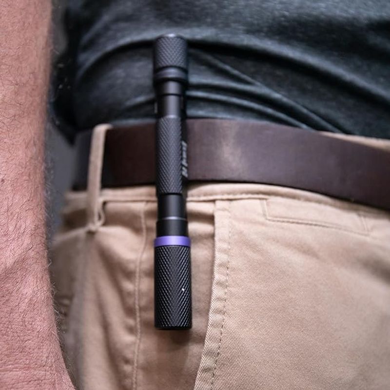 Police Security UV Inspection Light Flashlight