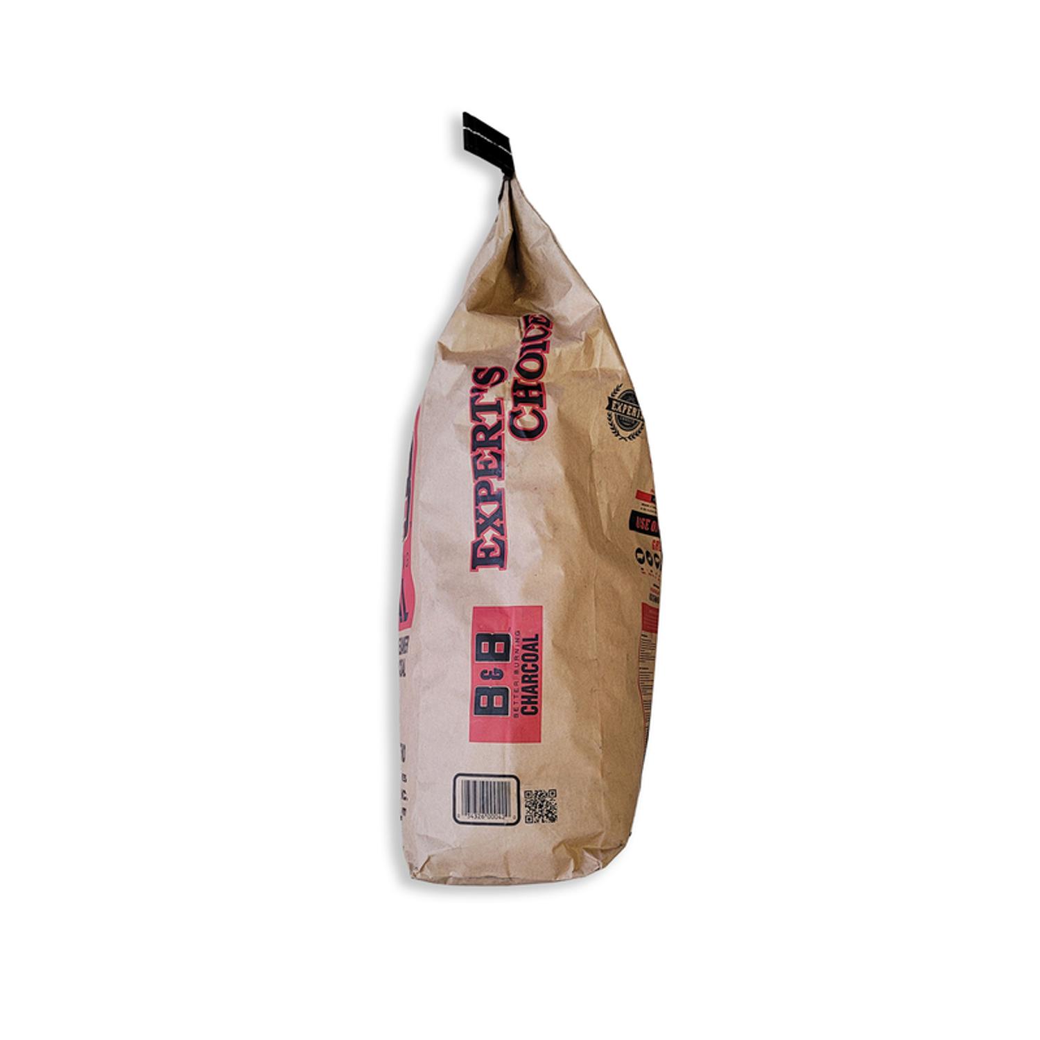 B&B Charcoal All Natural Oak Lump Charcoal 20 lb
