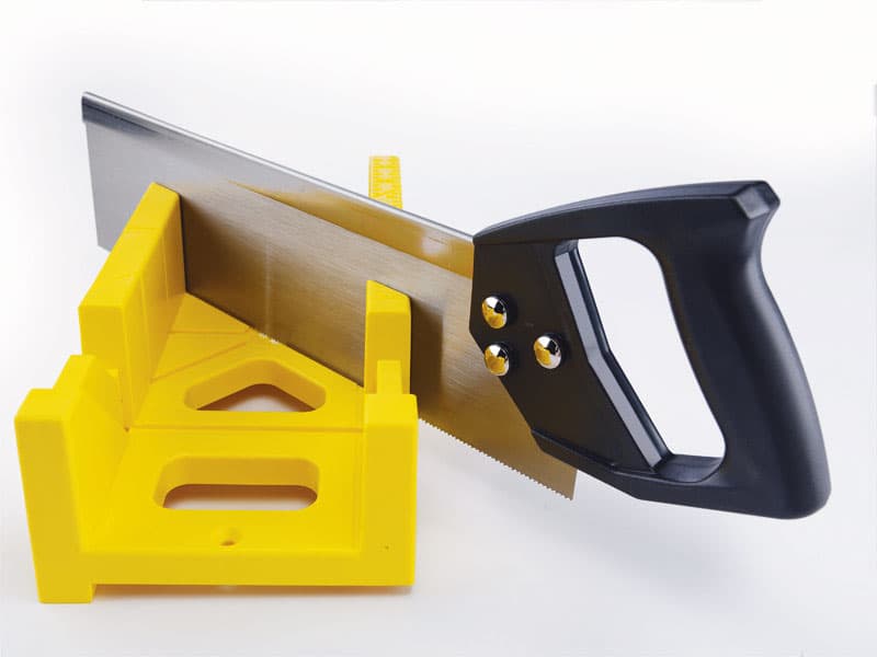 Ace 12 in. L X 4 in. W Plastic 90 deg Mitre Box with Back Saw Saw Included 1 pc