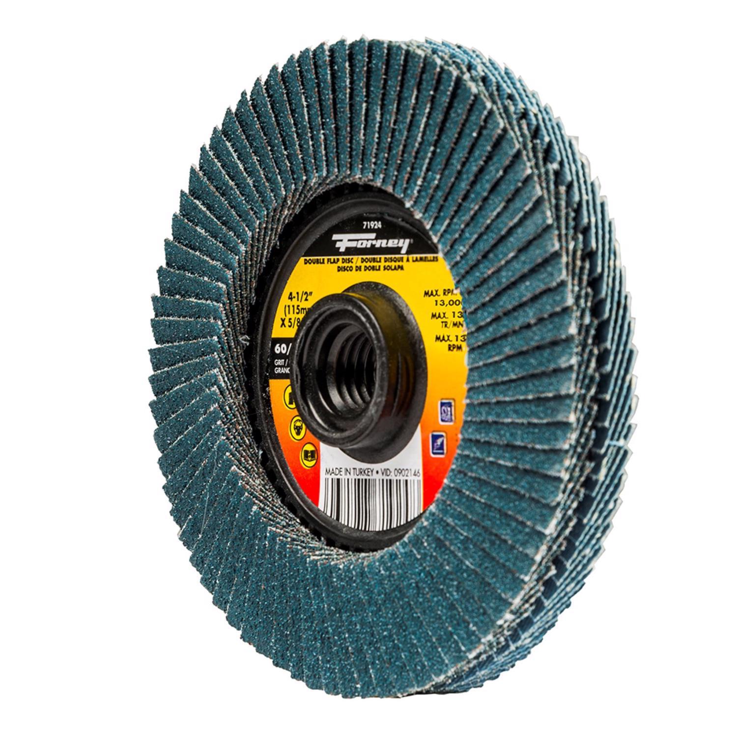 Forney 4-1/2 in. D X 1/4 in. thick Metal Grinding Wheel 1 pc