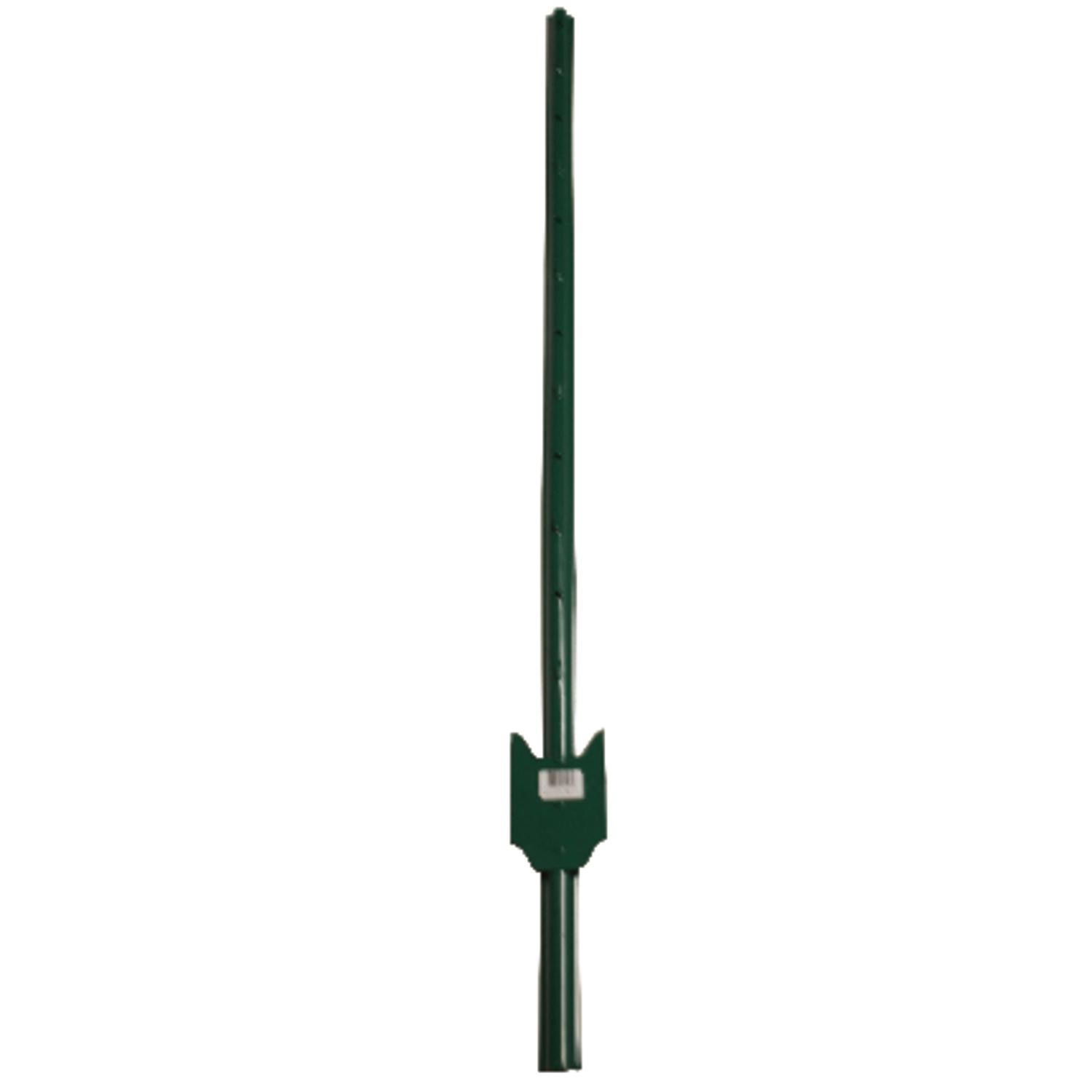 American Posts.5 in. H X 1.25 in. W X 4 ft. L 14 Ga. Powder Coated Green Steel U-Post