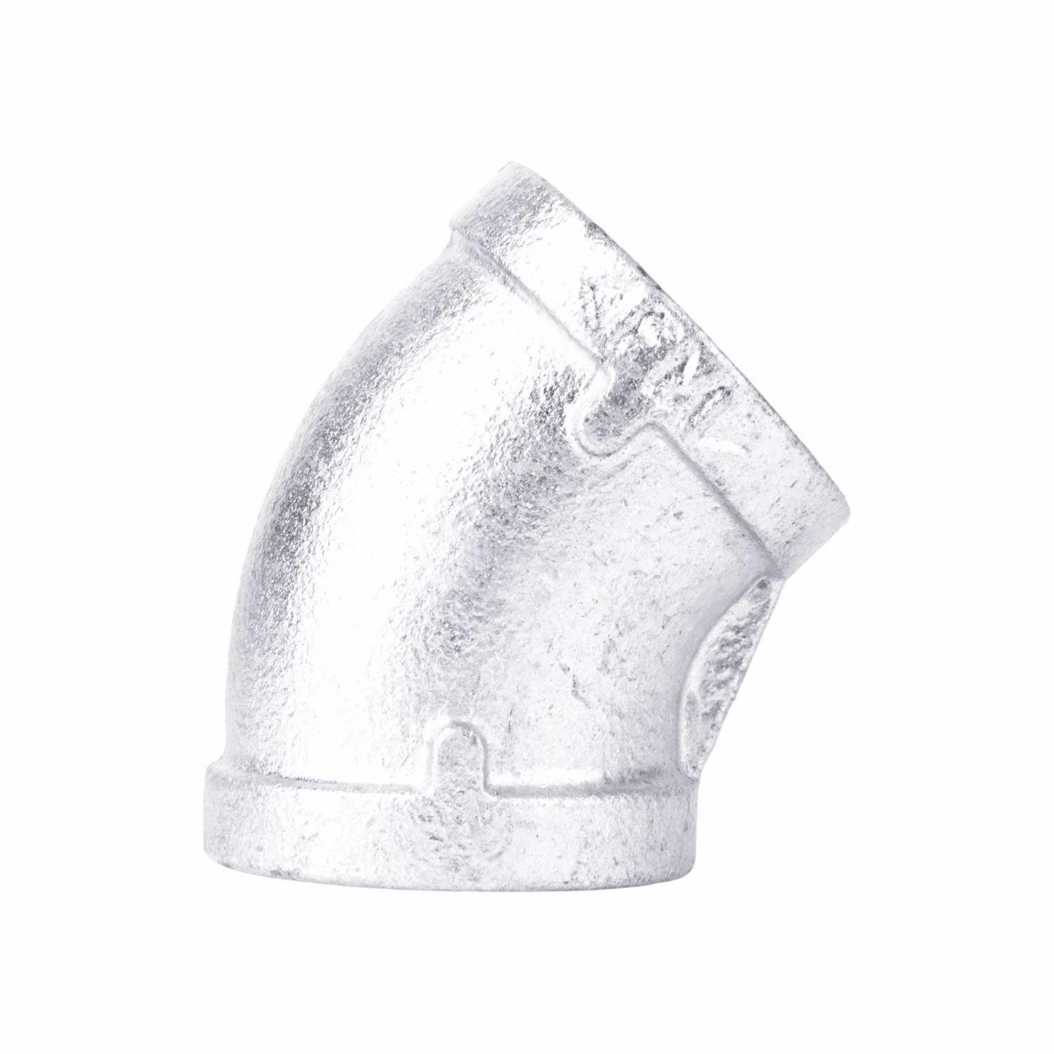 STZ Industries 1/4 in. FIP each X 1/4 in. D FIP Galvanized Malleable Iron 45 Degree Elbow