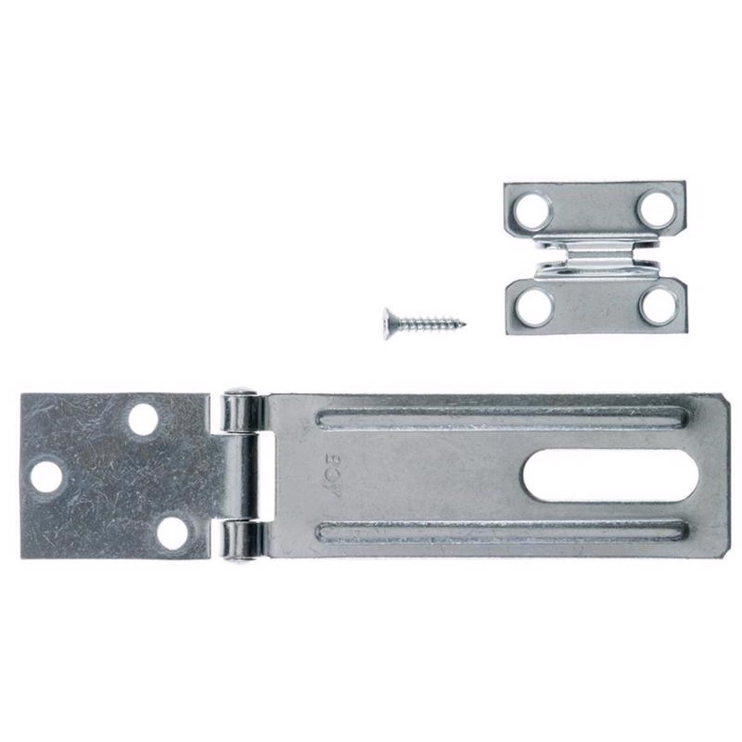 Ace Zinc 4-1/2 in. L Fixed Staple Safety Hasp 1 pk