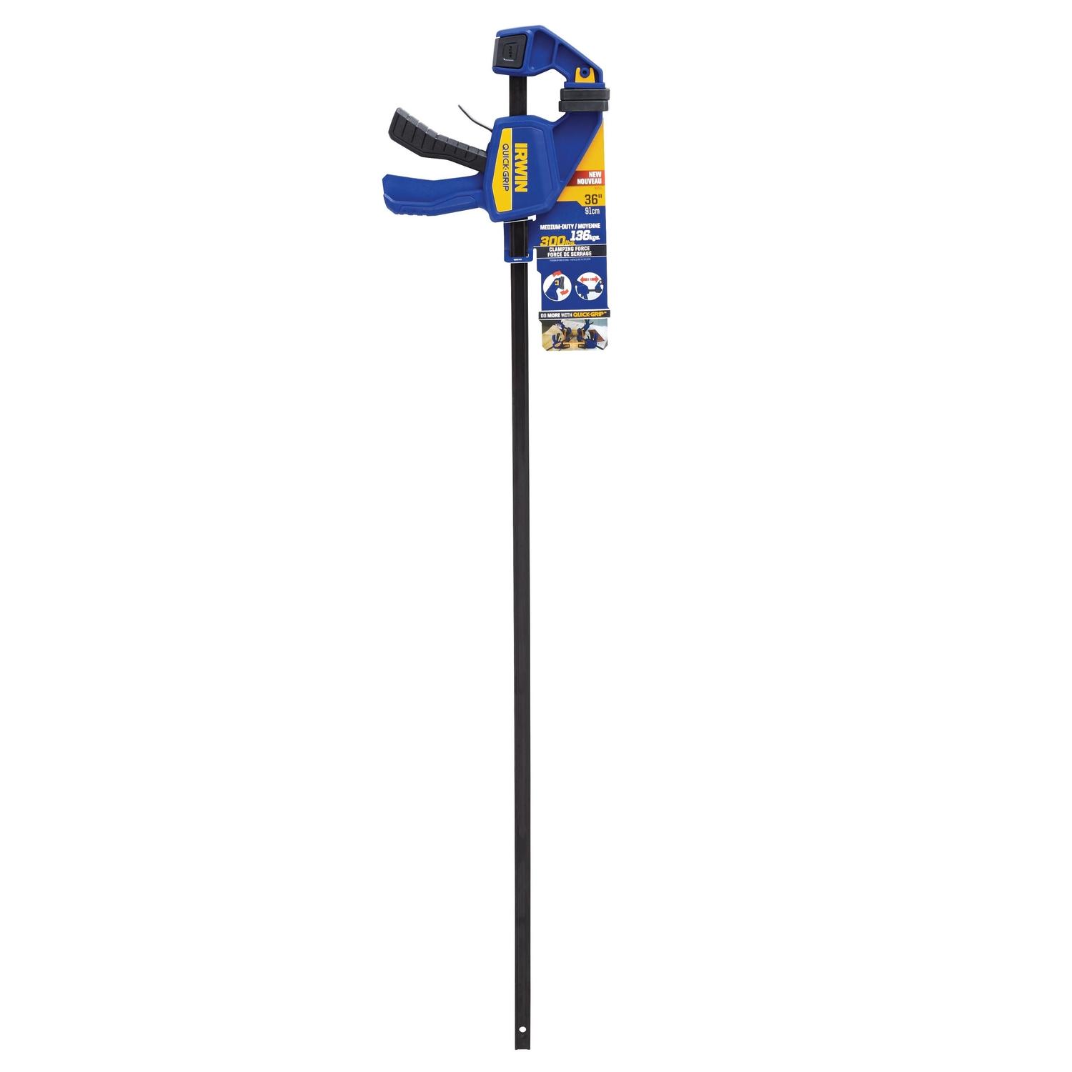 Irwin Quick-Grip 36 in. X 3-1/2 in. D Bar Clamp 300 lb 1 pc