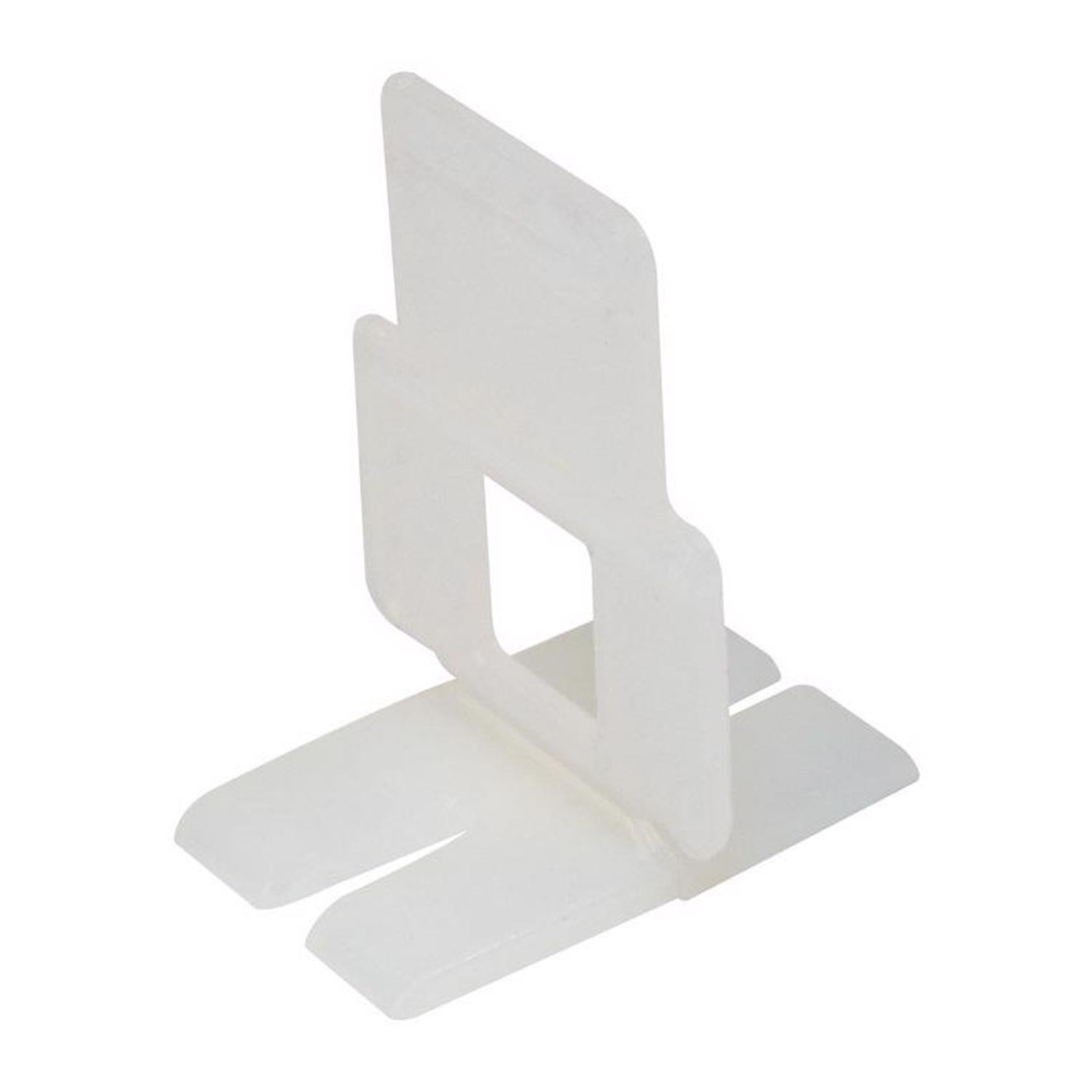 QEP Lash 1.55 in. H X 0.05 in. W X.78 in. L Plastic Tile Spacer Clips 300 pk