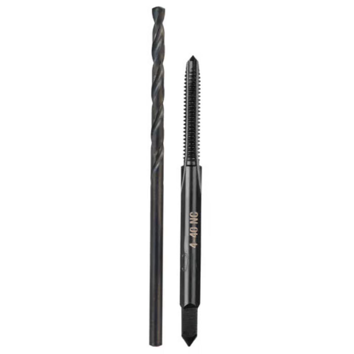 Milwaukee SAE 4-40 NC Straight Flute Plug Tap & #43 Drill Bit