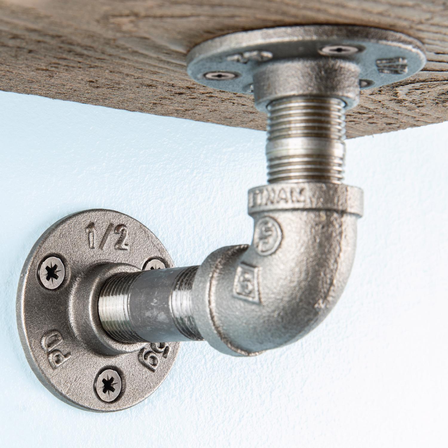 STZ Industries Pipe Decor Iron Flange 1/2 in.