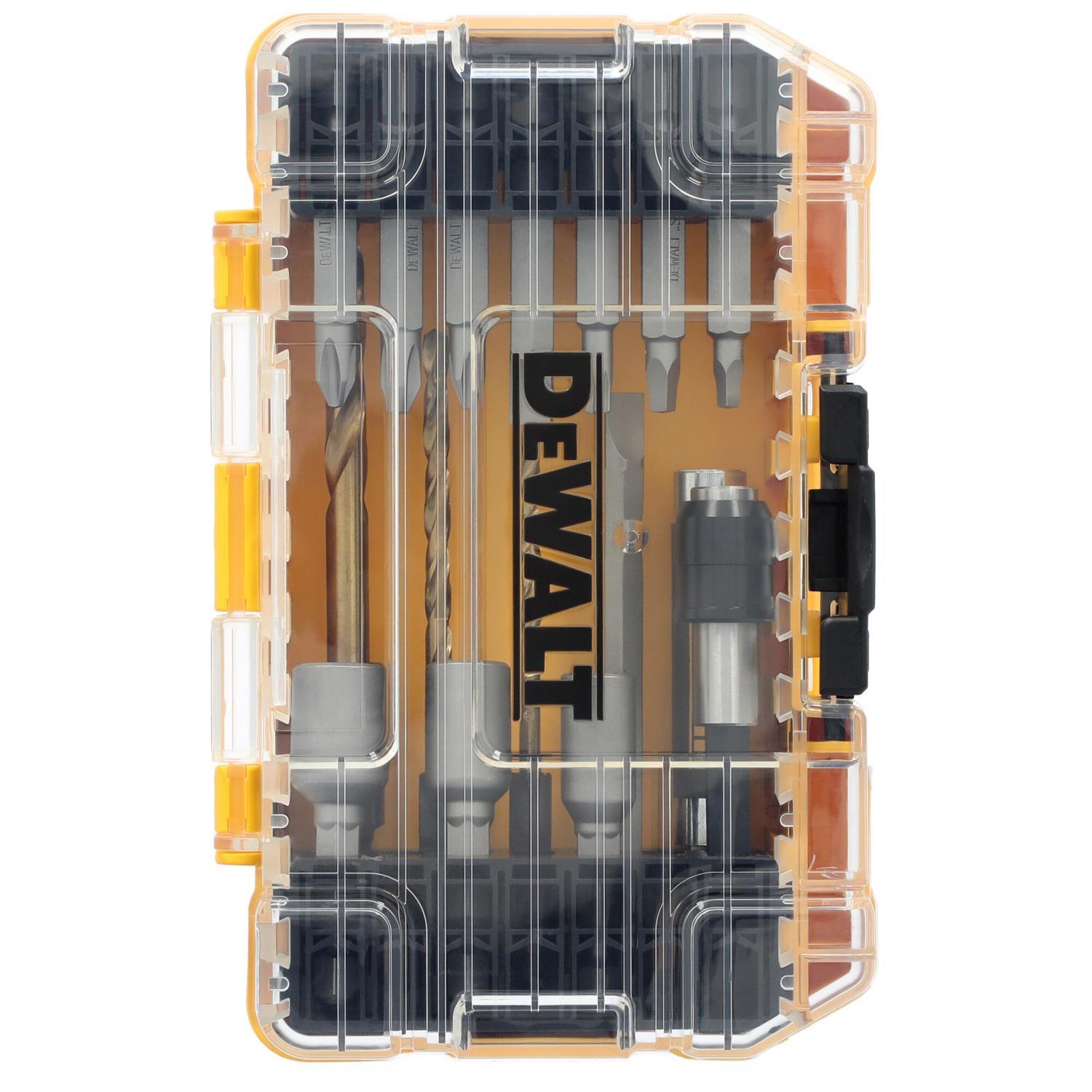 DEWALT Rapid Load Steel Drill Bit Set Hex Shank 20 pc