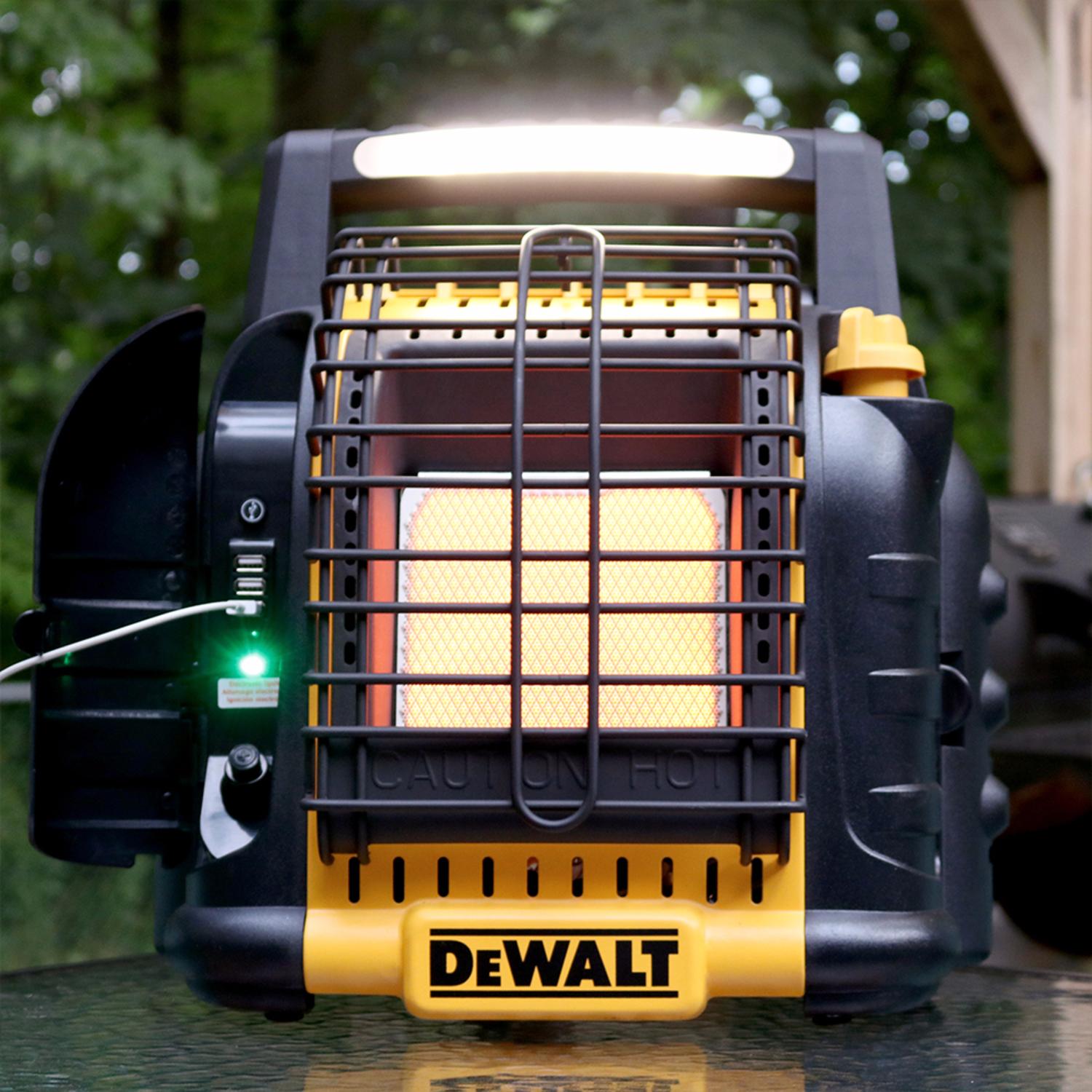 DeWalt 12000 Btu/h 300 sq ft Radiant Propane Portable Heater