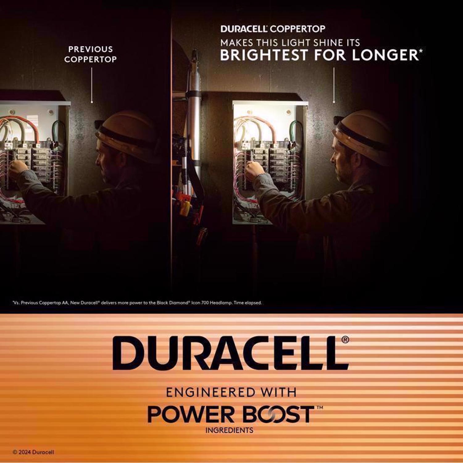 Duracell Coppertop AA Alkaline Batteries 4 pk Carded