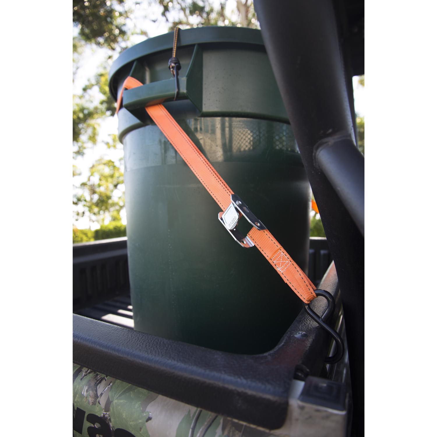 Keeper 1 in. W X 10 ft. L Orange Tie Down 300 lb 2 pk