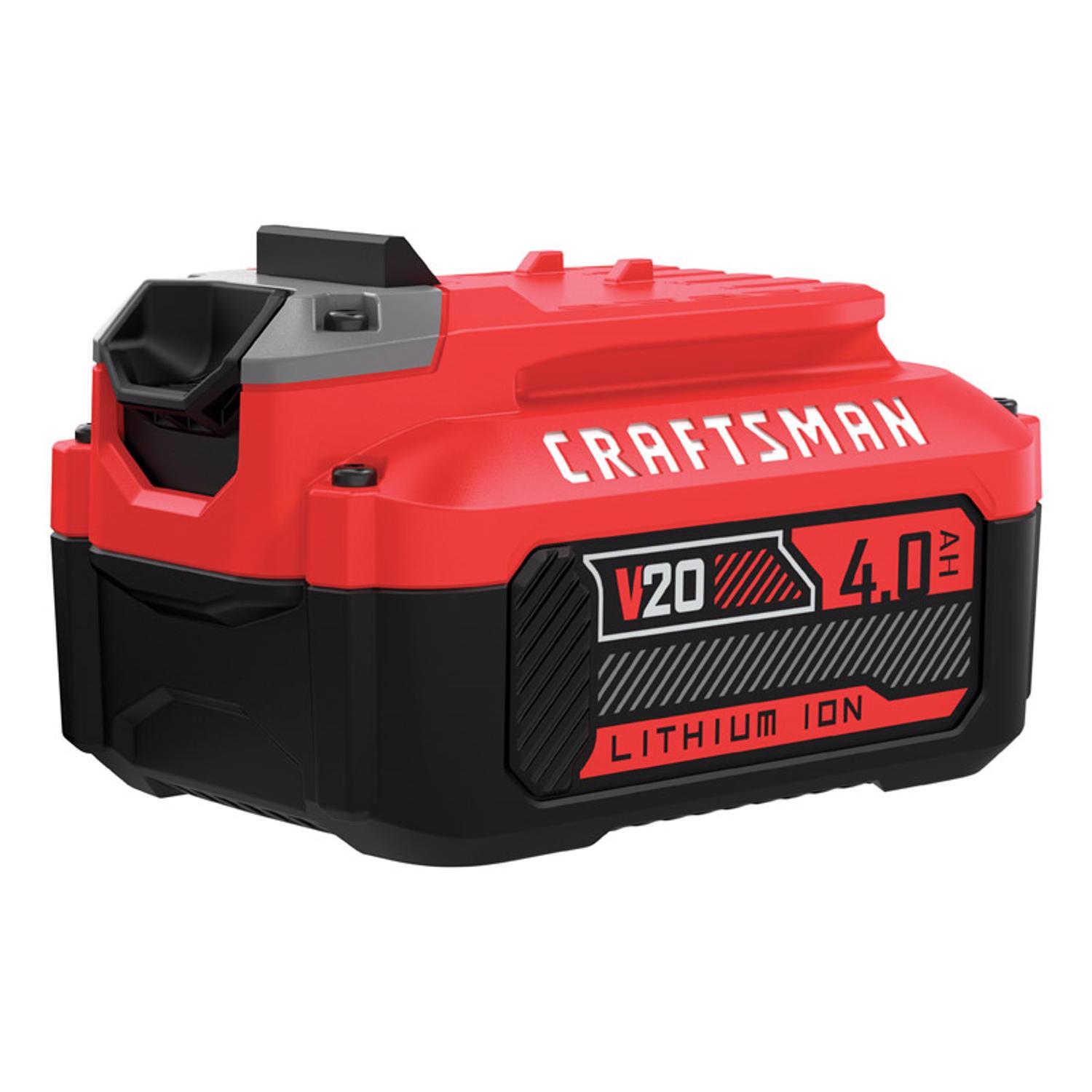 CRAFTSMAN V20 CMCB204 4 Ah Lithium-Ion Battery 1 pc