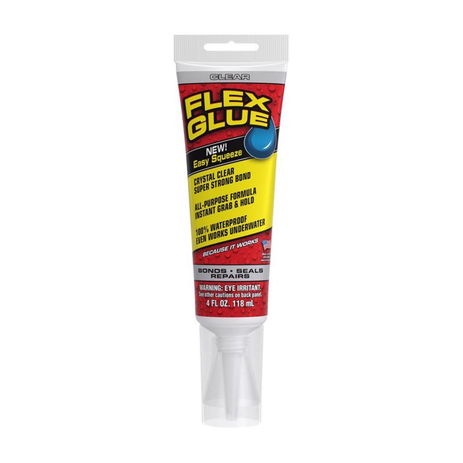 Flex Seal Family of Products Flex Glue Super Strength Rubber Clear Adhesive 4 fl. oz.