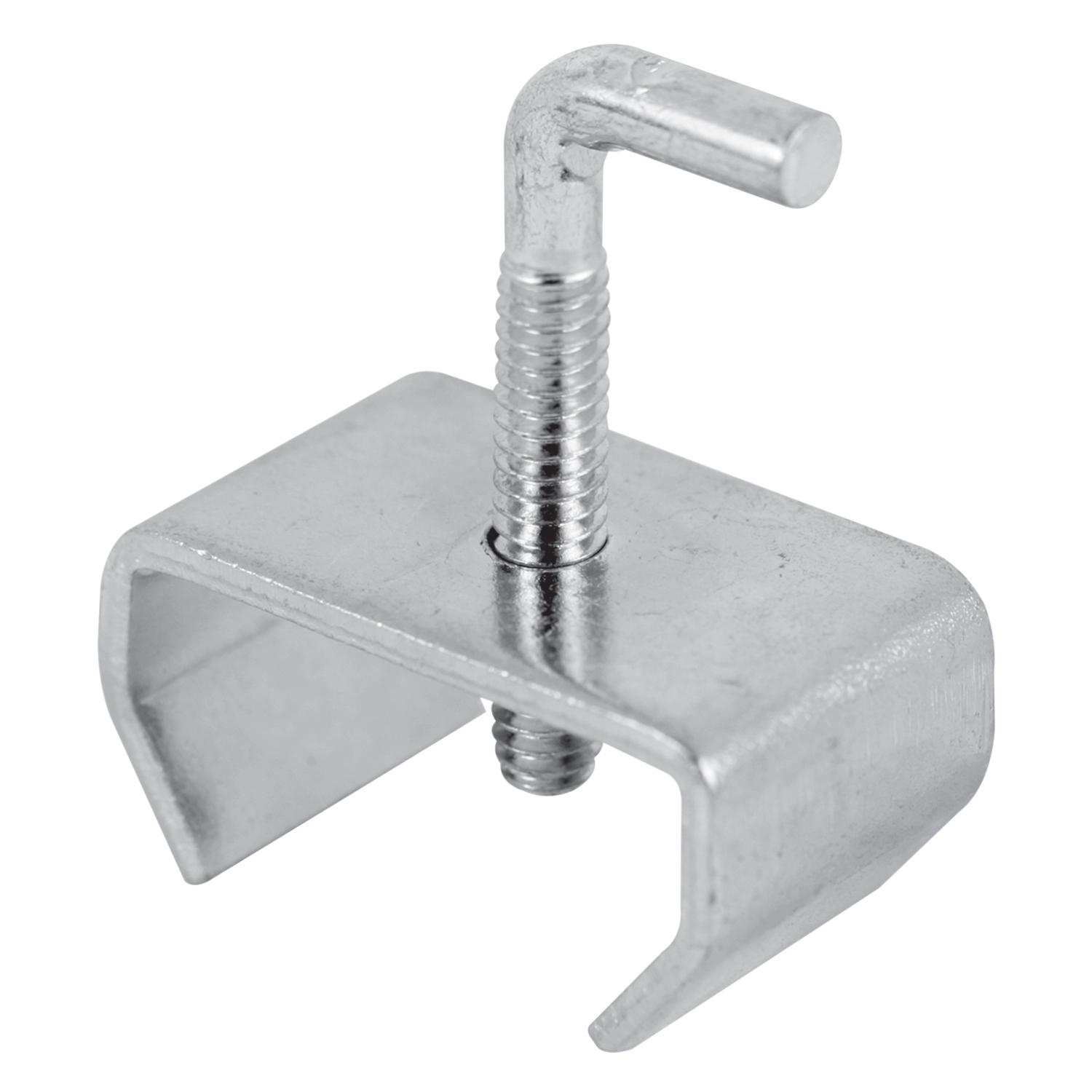Prime-Line Silver Steel Handrail Bed Frame Clamp 1 Inch Ga. 1in. L 20 LB