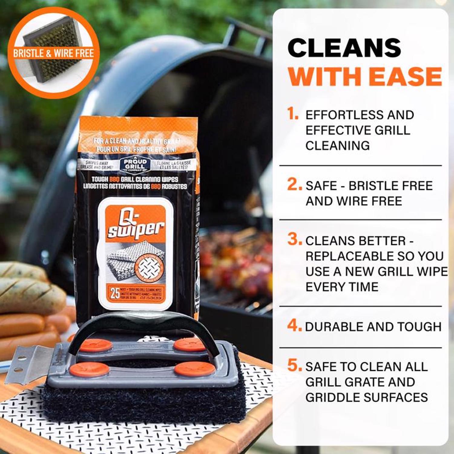 Proud Grill Q-Swiper Grill Cleaning Kit 7 in. H X 3 in. L X 3.4 in. W 26 pc