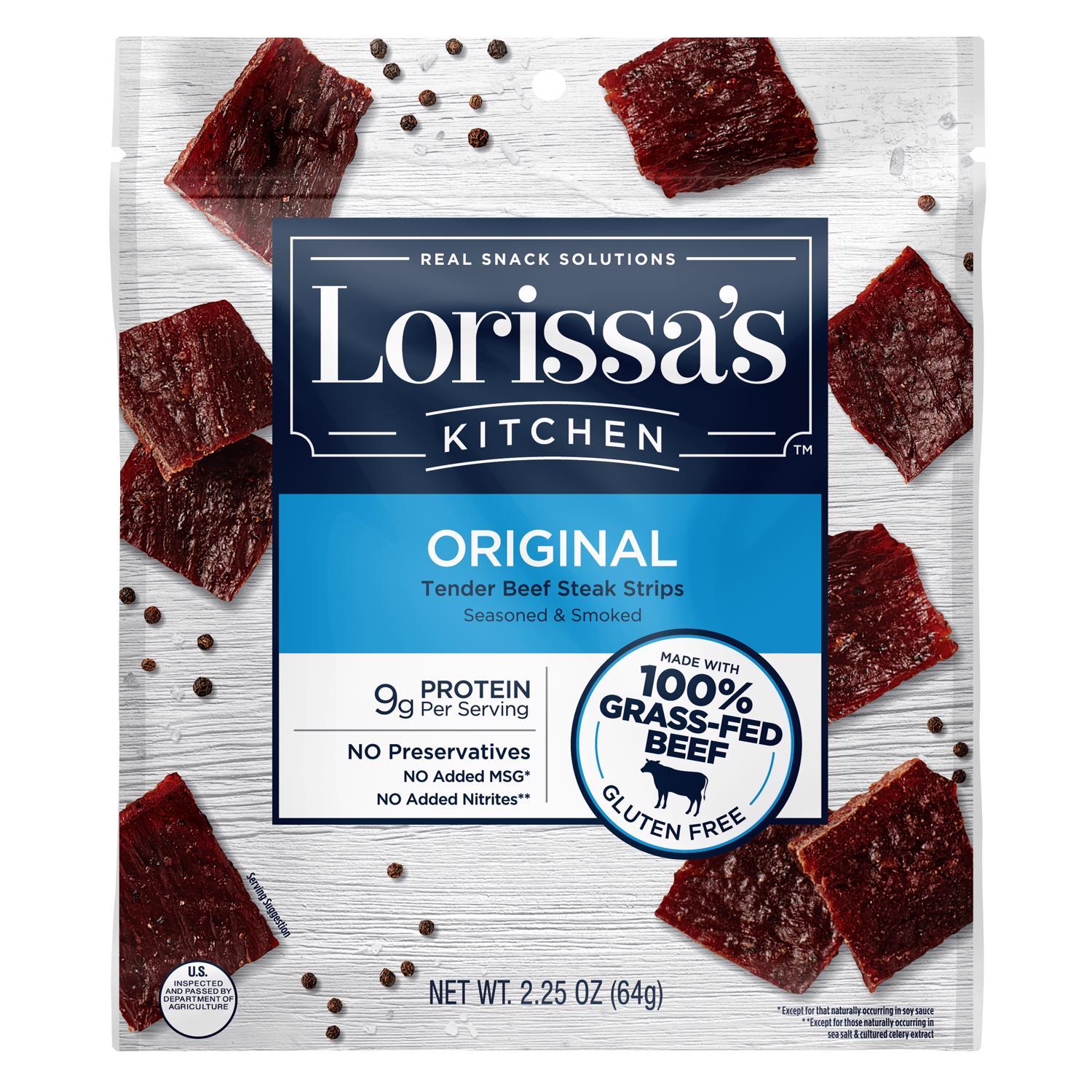 Jack Link's Lorissa's Kitchen Original Beef Jerky 2.25 Oz Bagged