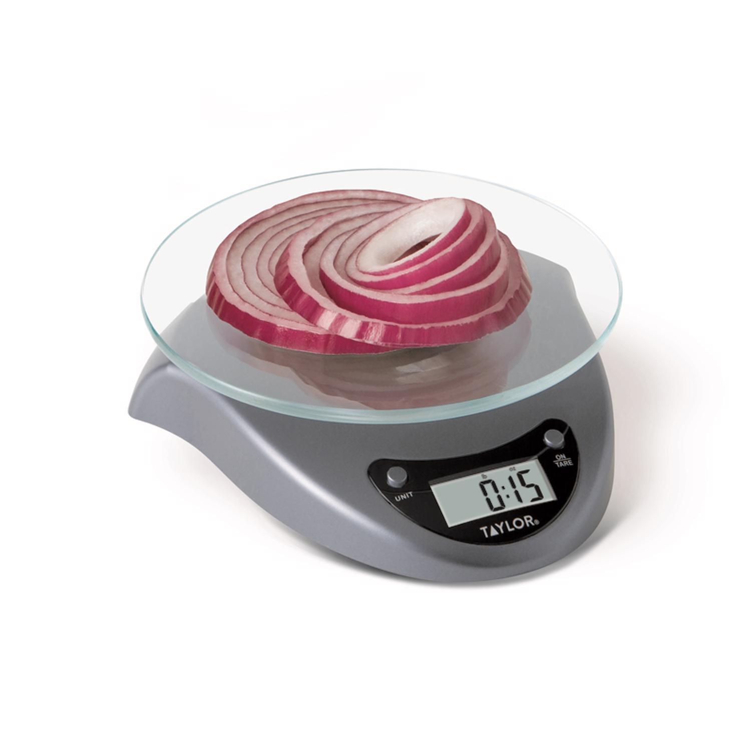 Taylor Silver Digital Food Scale 11 lb