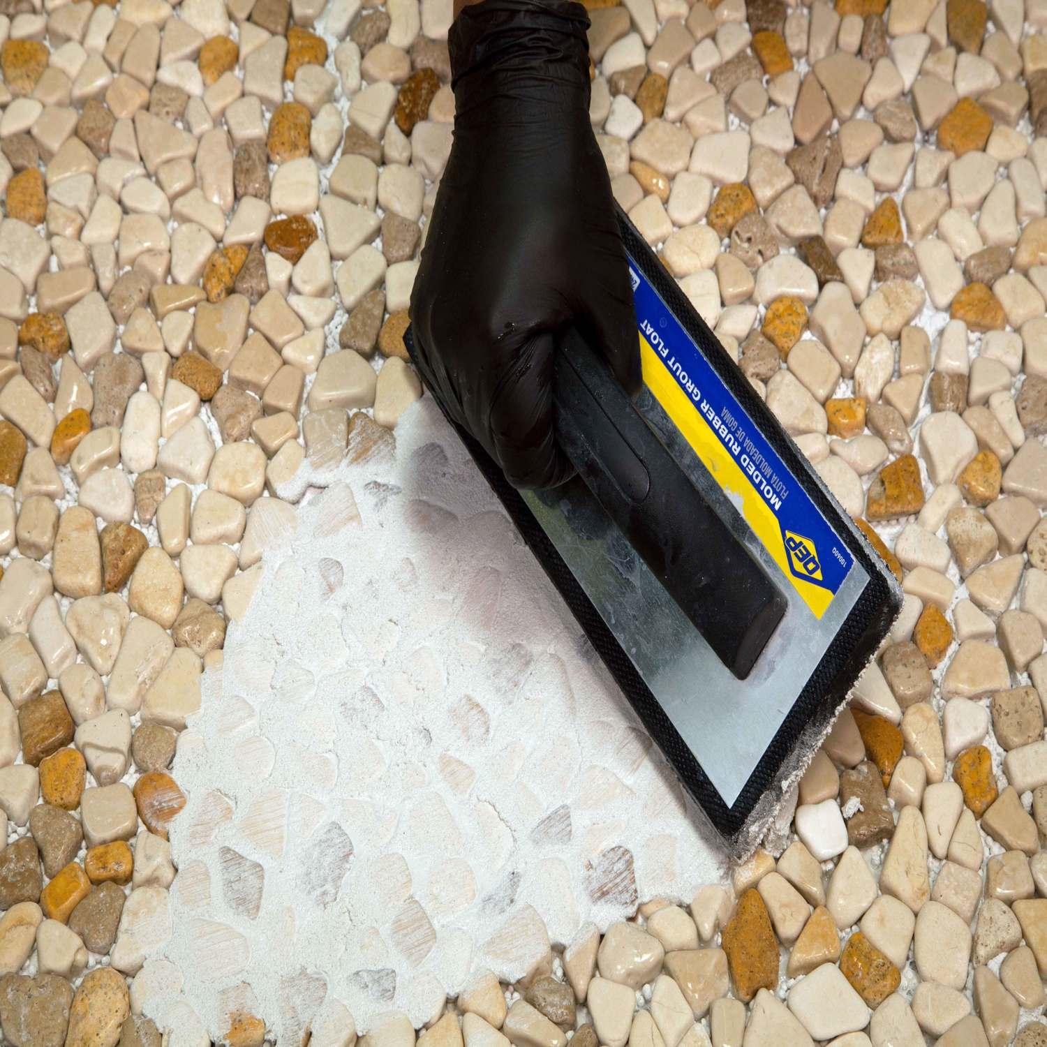 Custom Building Products Polyblend Plus Indoor and Outdoor Bright White Non-Sanded Grout 10 lb.
