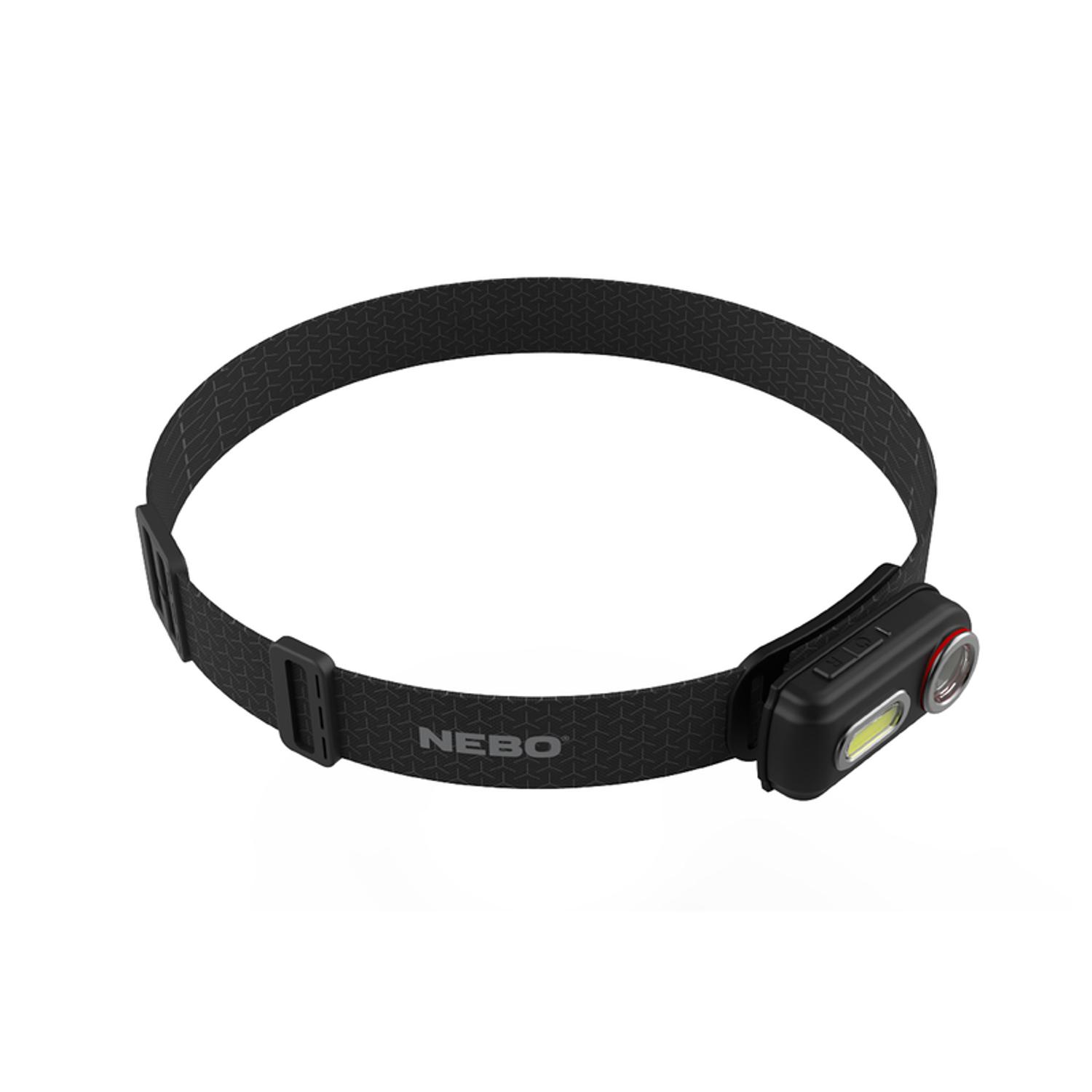 NEBO Einstein 400 lm Black LED Rechargeable Head Lamp