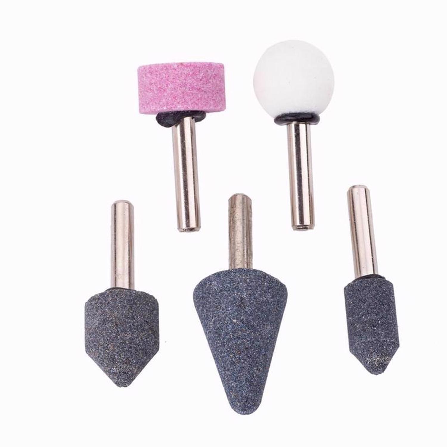 Craftsman Aluminum Oxide Grinding Stone Set Assorted Shapes 25000 rpm 5 pc