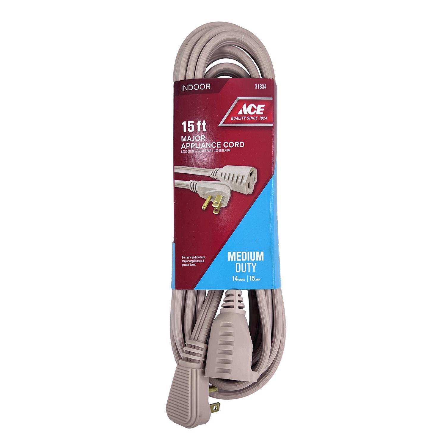 Ace 14/3 SPT-3 125 V 15 ft. L Appliance Cord