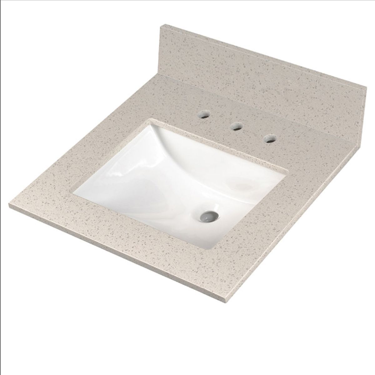 MSI Iced White Vanity Top With Sink 31in.x 22in.x2CM
