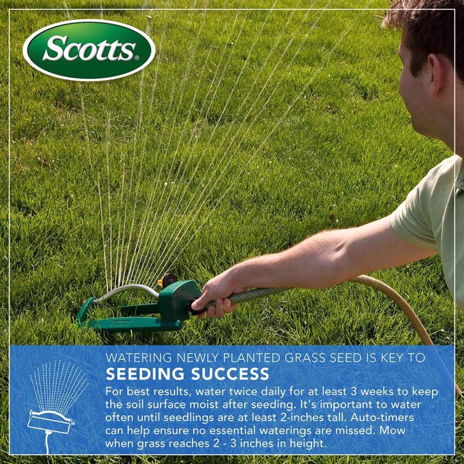 Scotts Turf Builder Zoysia Grass Partial Shade/Sun Grass Seed and Mulch 5 lb