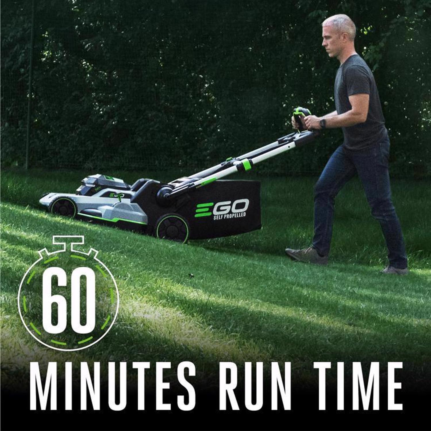 EGO Power+Touch Drive LM2125SP 21 in. 56 V Battery Self-Propelled Lawn Mower Kit (Battery & Charger) W/ 7.5 AH BATTERY