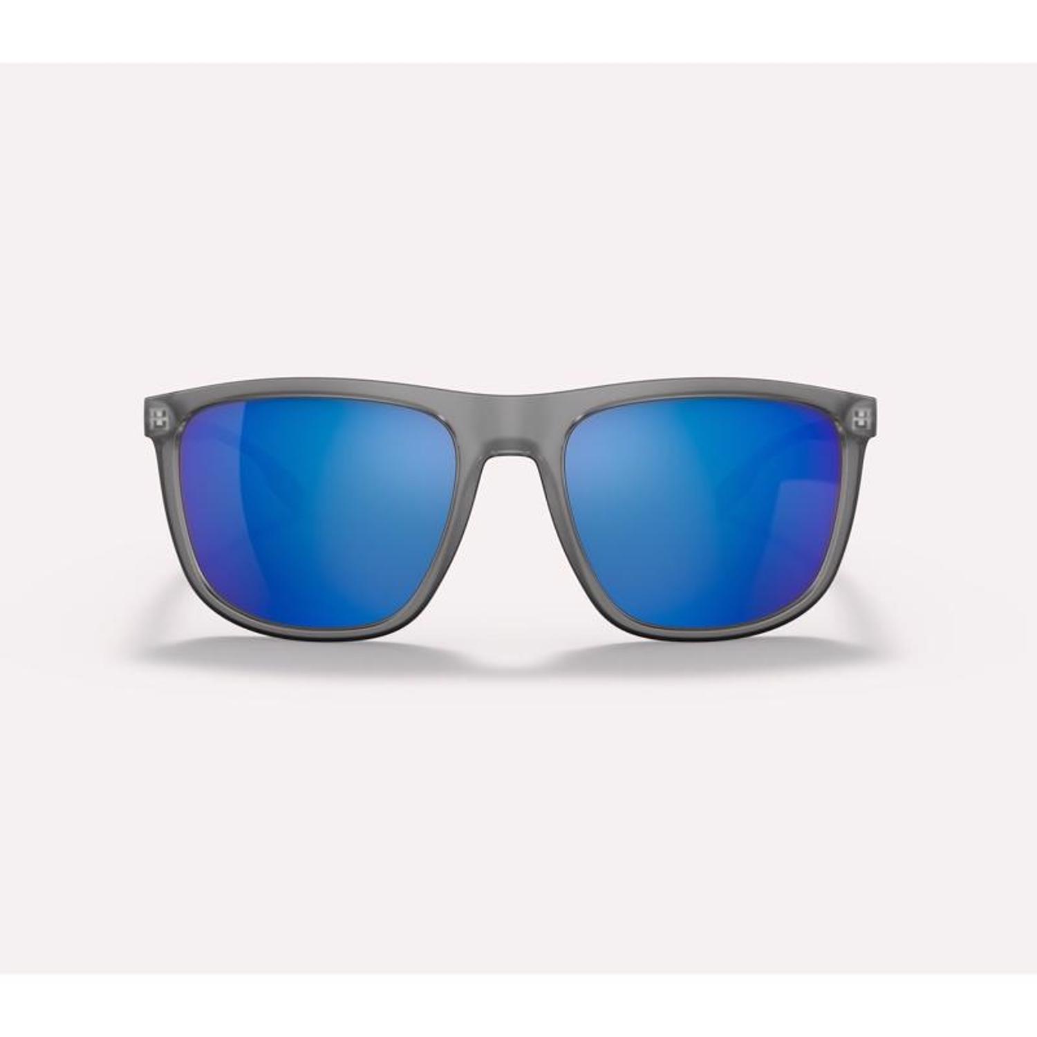 Native Mesa Sunglasses Unisex Matte Smoke Crystal Frame Blue Lens Polarized Blue Light Blocking