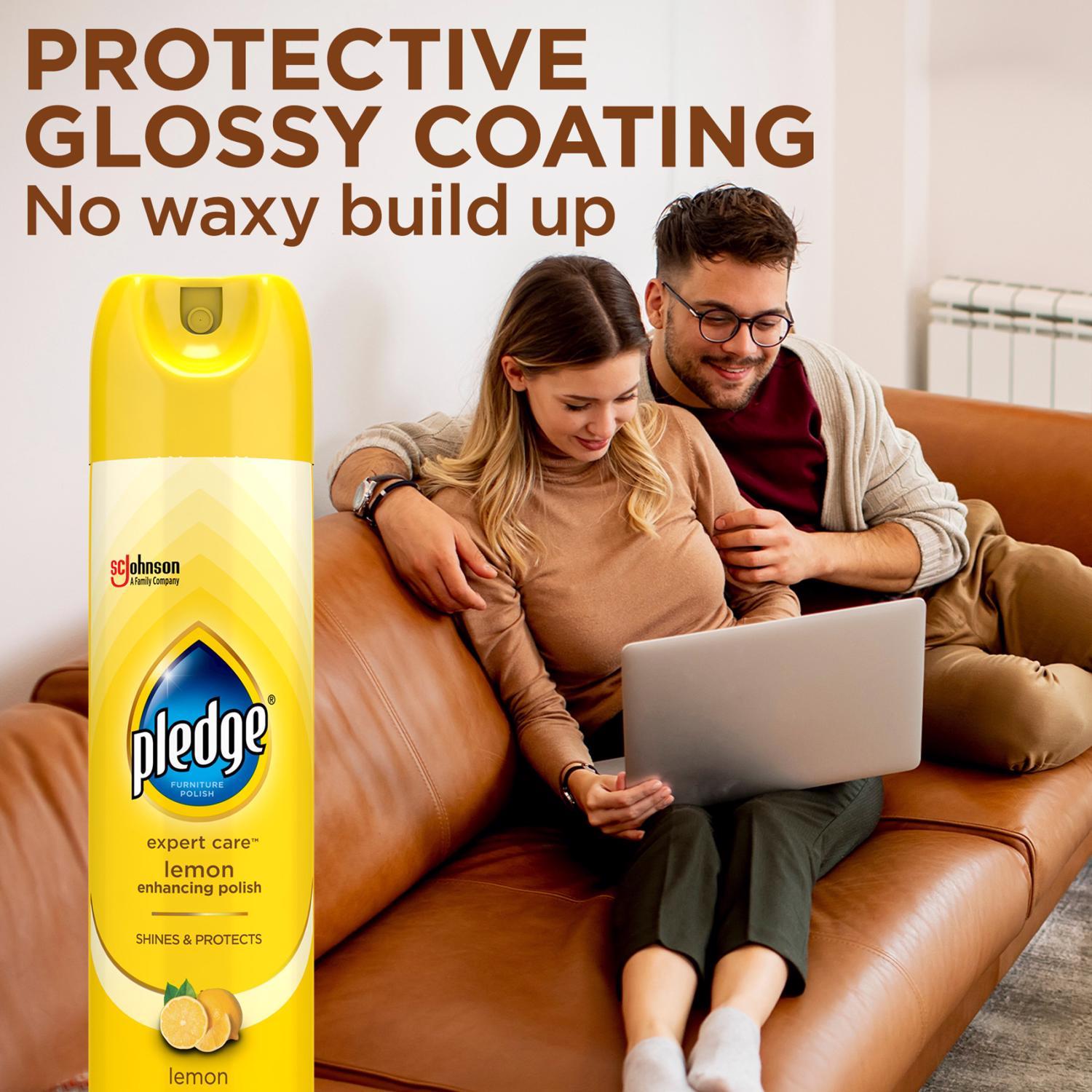 Pledge Lemon Scent Furniture Polish 9.7 oz Spray