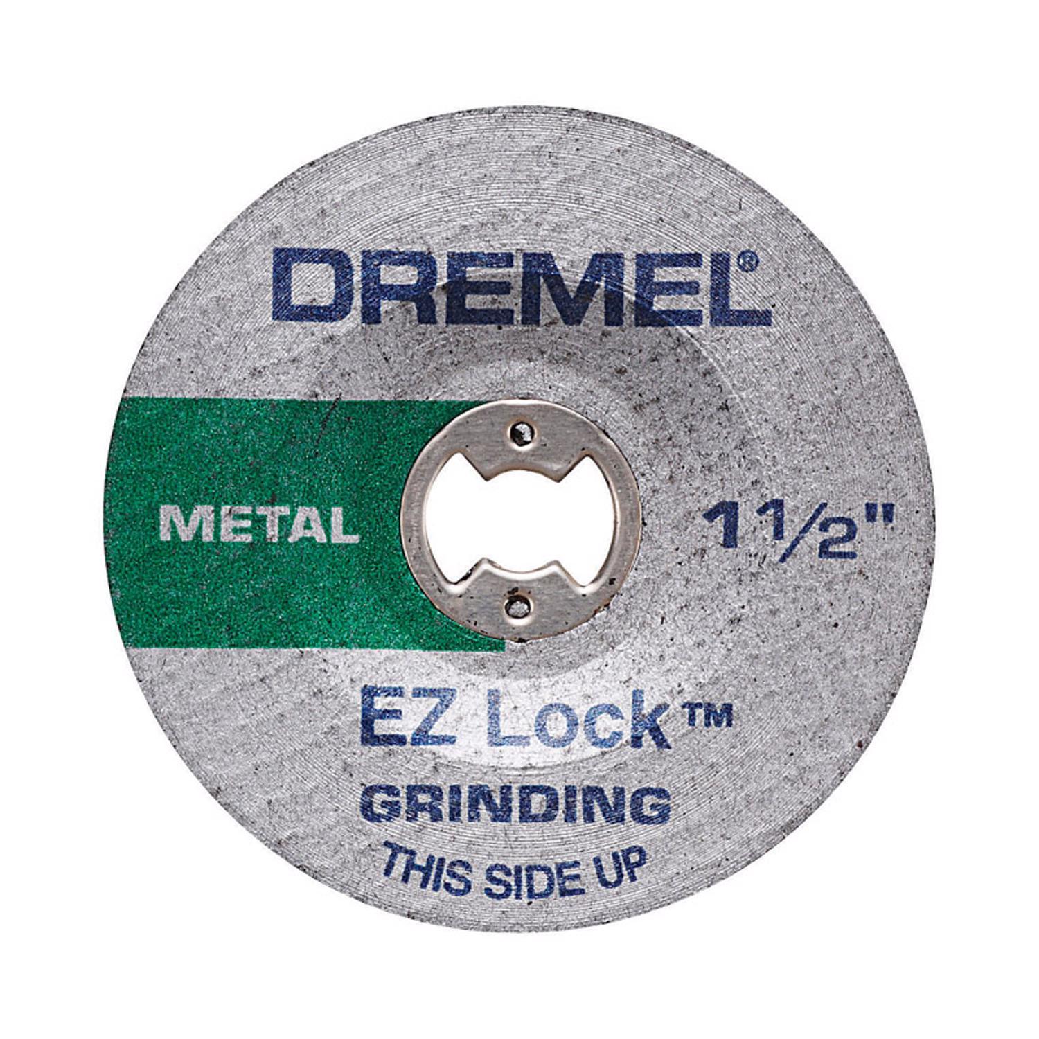 Dremel EZ Lock 1-1/2 in. D X.045 in. thick Metal Grinding Wheel 2 pc