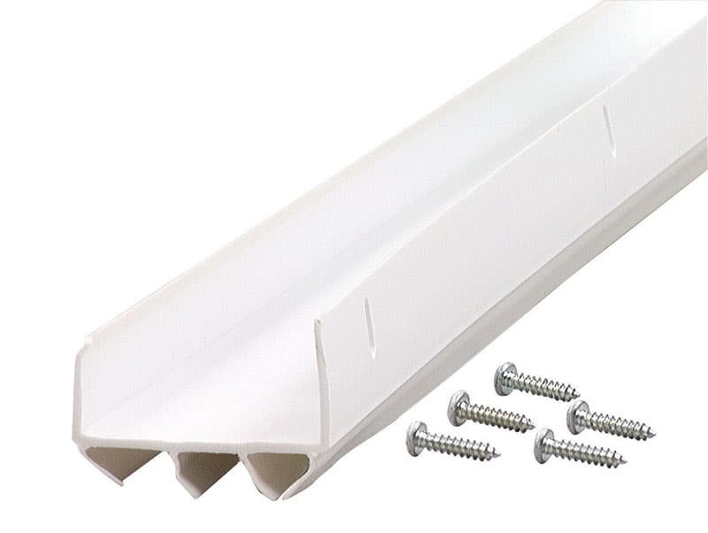 M-D White Vinyl Door Set Seal For U-shaped 36 in. L X 1-3/4 in.