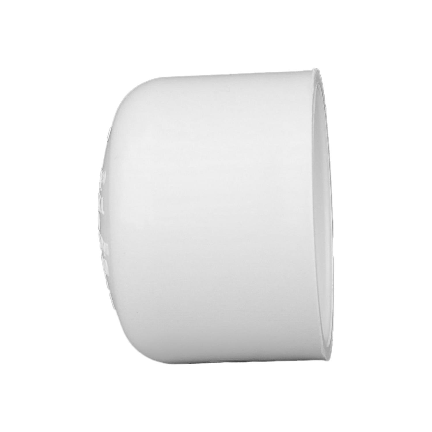 Charlotte Pipe Schedule 40 3 in. Slip X 3 in. D Slip PVC Cap 1 pk