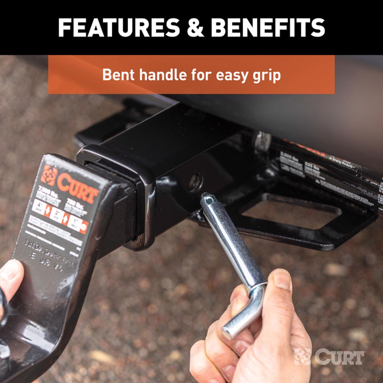 CURT Hitch Pin and Adapter