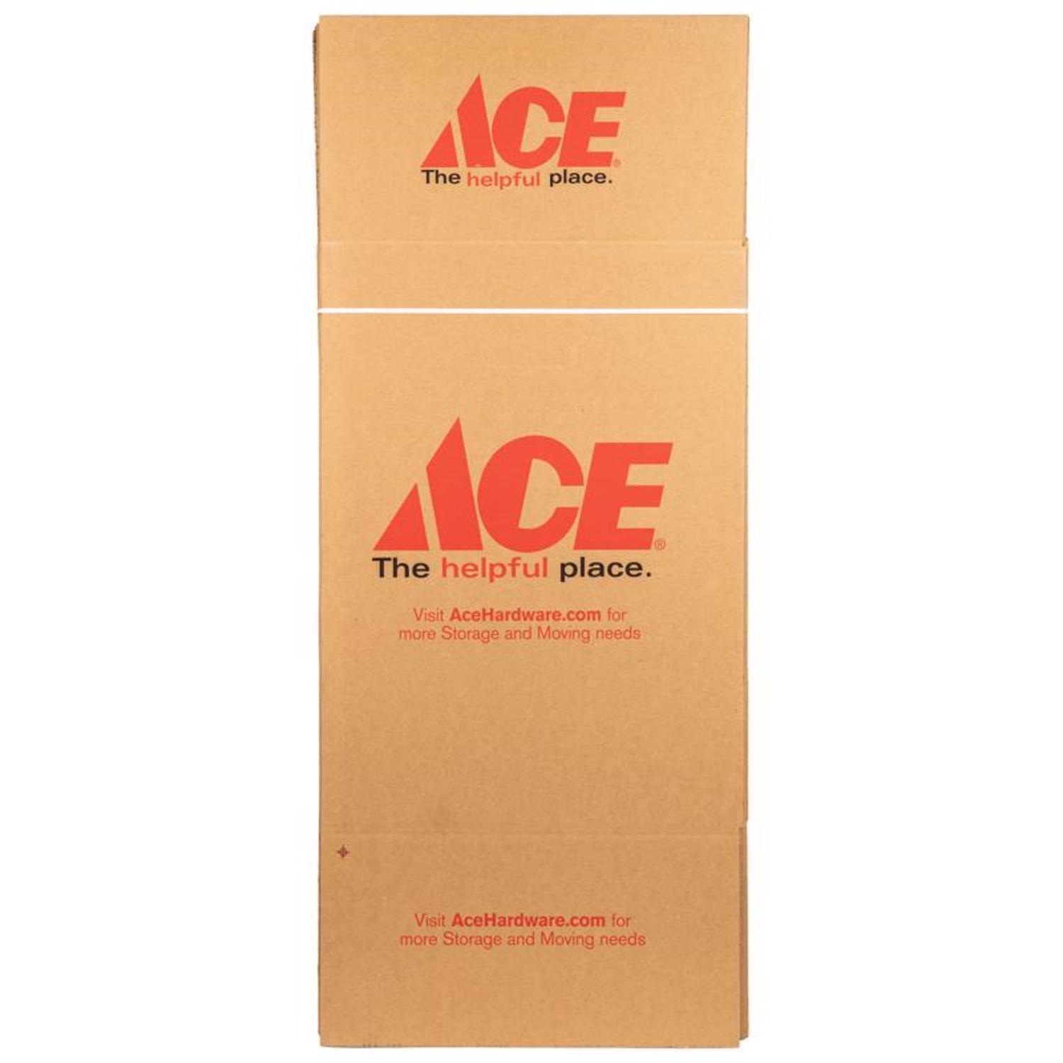 Ace 24 in. H X 18 in. W X 18 in. L Cardboard Corrugated Box 1 pk