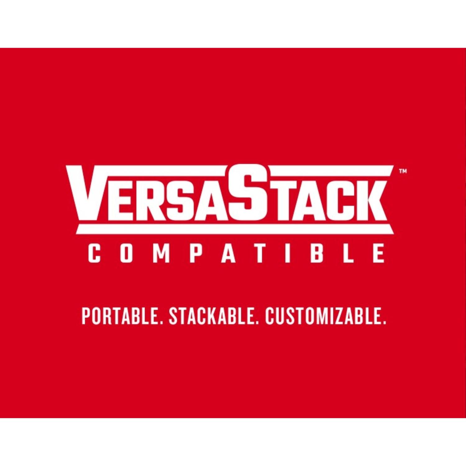CRAFTSMAN VERSASTACK 8.5 in. W X 13.5 in. H Polyester Tool Bag 31 pocket Black/Red 1 pc