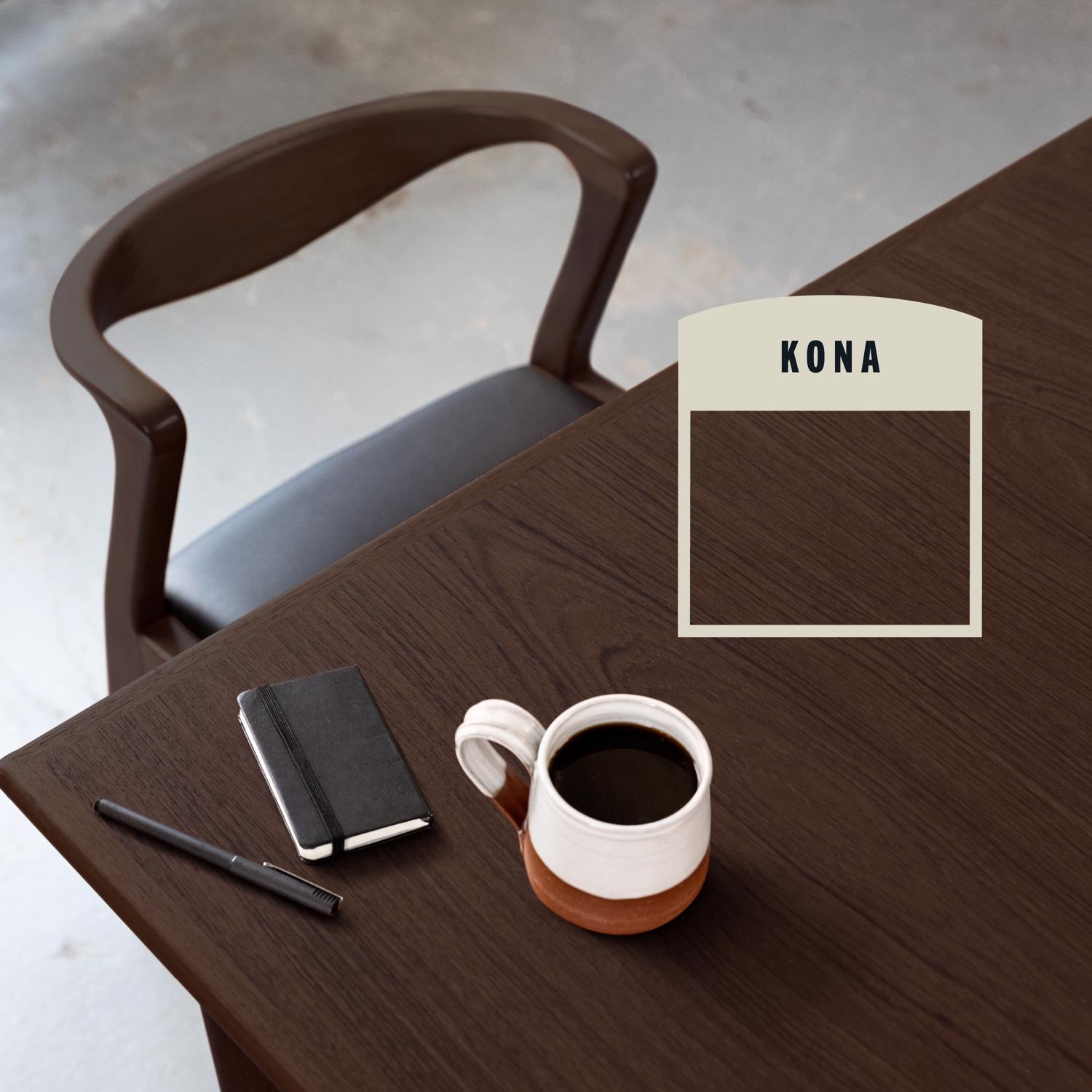 Varathane Semi-Transparent Kona Oil-Based Urethane Modified Alkyd Fast Dry Wood Stain 1 qt