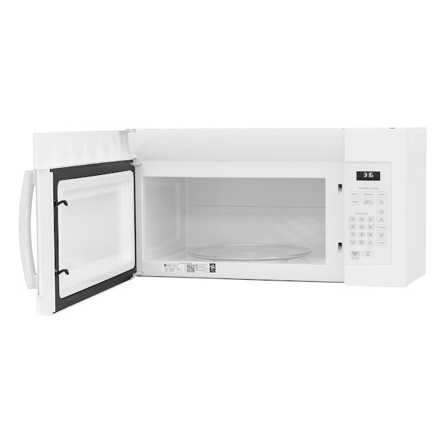 GE 1.6-cu ft. 29.875-in Over-the-Range Microwave ( White )