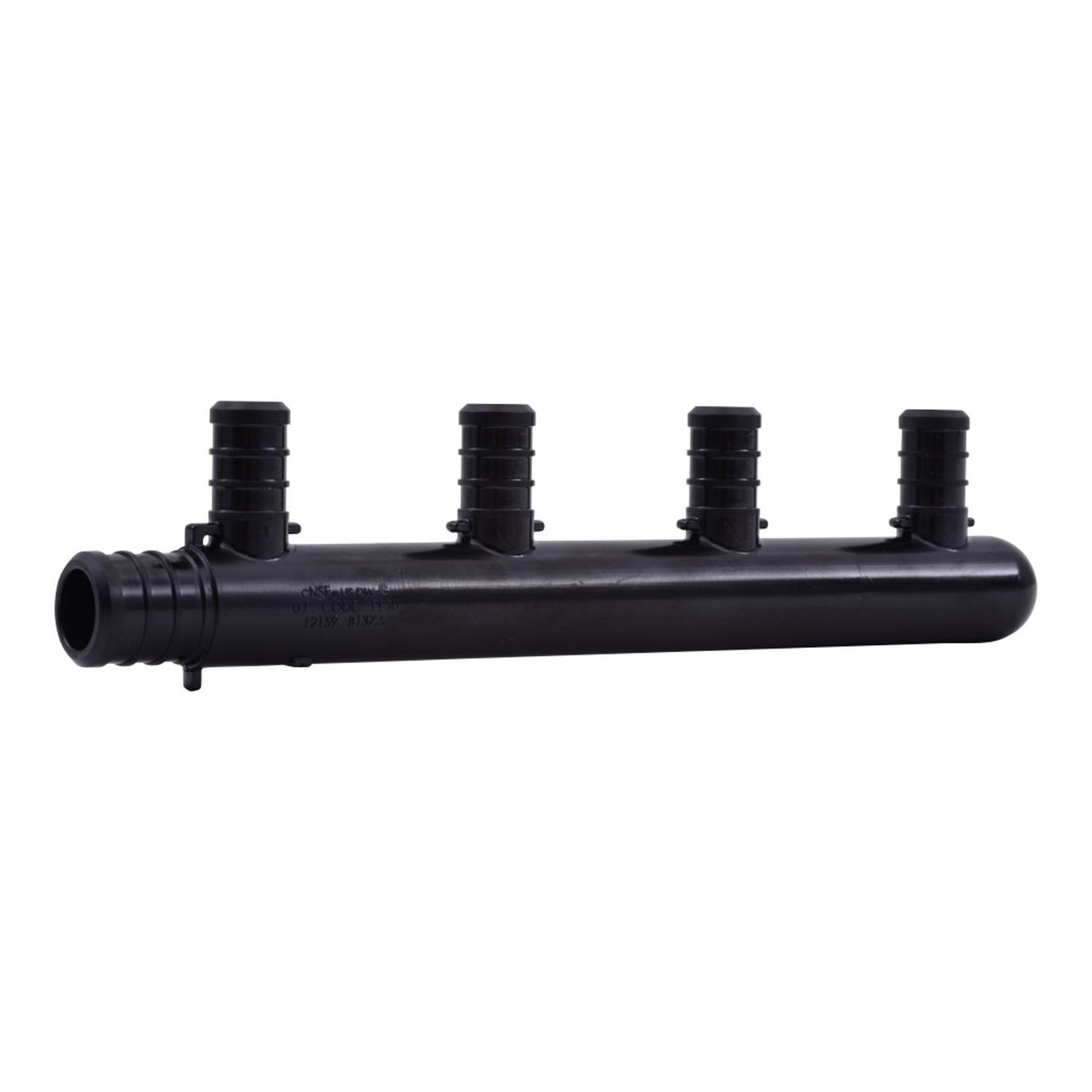 SharkBite 3/4 in. PEX Barb X 1/2 in. D Closed Poly 4 Port Tee