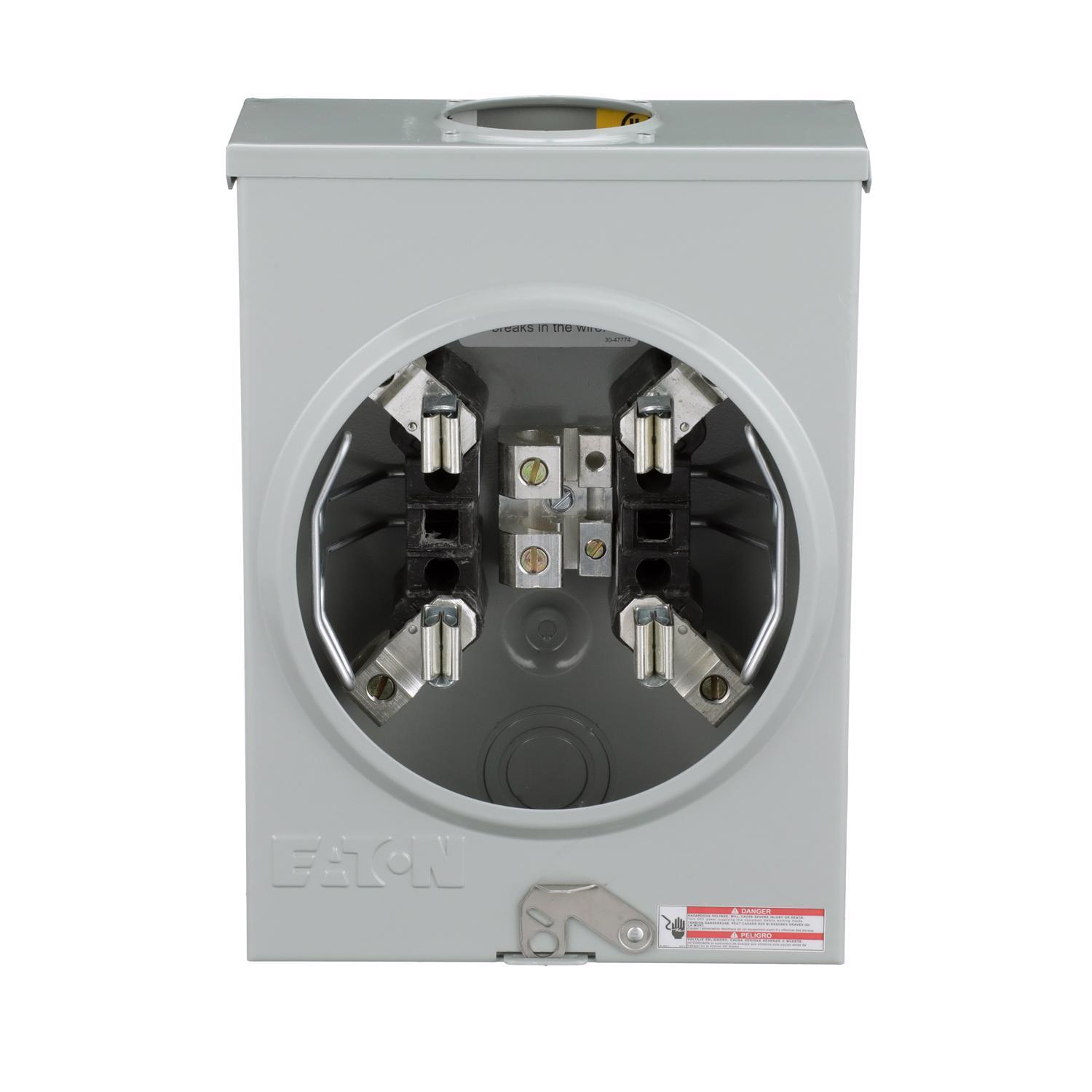 Eaton 125 amps Ringless Overhead/Underground Meter Socket